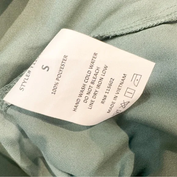 Lush Mint Green Cold Shoulder Top - Picture 5 of 6